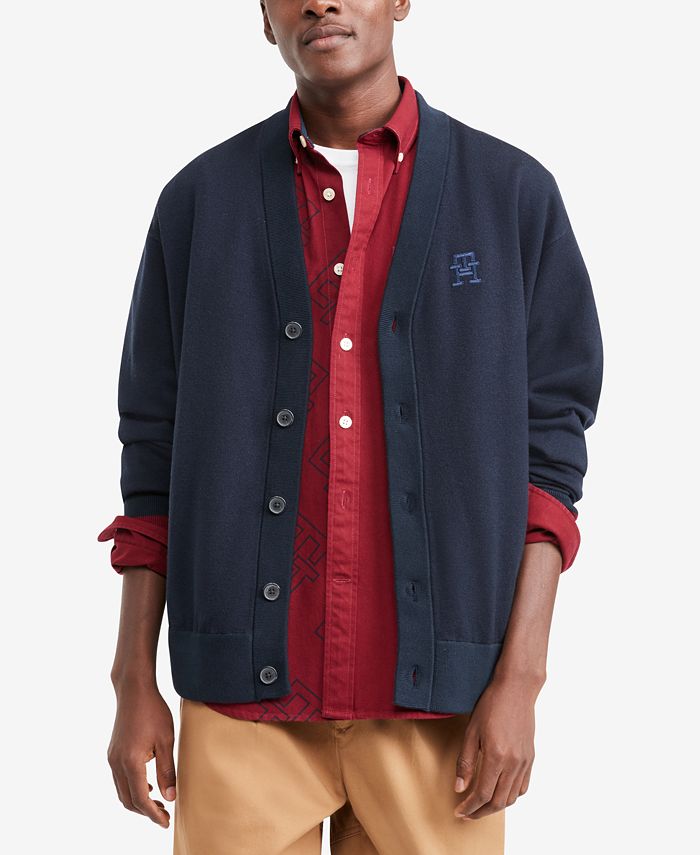 Tommy Hilfiger Men's Cardigan Sweater & Reviews - Sweaters - - Macy's