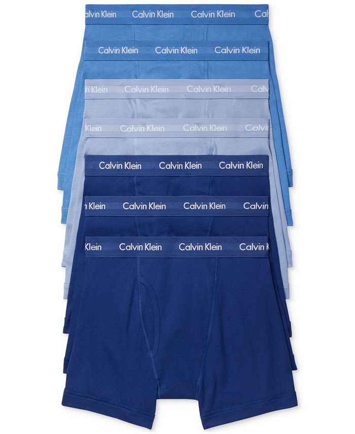 Calvin Klein Men's 7-Pack Classic Logo Boxer Briefs & Reviews - Underwear &  Socks - Men - Macy's