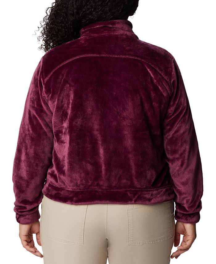 Columbia Plus Size Fireside ZipFront Fuzzy Jacket & Reviews