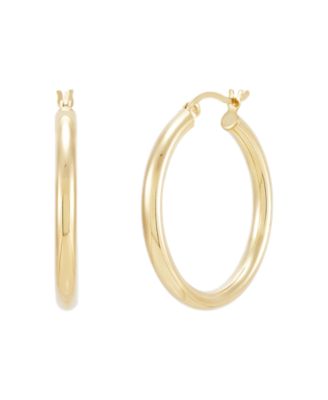 Giani Bernini Polished Tube Hoop Earrings, 30mm, Created for Macy's