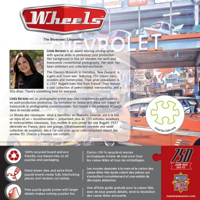 MasterPieces Wheels - The Showcase 750 Piece Jigsaw Puzzle for Adults