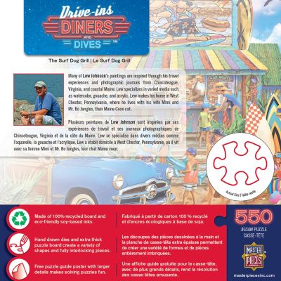 MasterPieces Drive-Ins, Diners & Dives - The Surf Dog Grill 550 Piece Puzzle