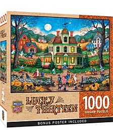 1000 Piece Halloween Jigsaw Puzzle - Lucky Thirteen - 19.25"x26.75"