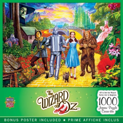 Детская игрушка MasterPieces Puzzles MasterPieces The Wizard of Oz - Off to See the Wizard 1000 Piece Puzzle, цвет: Разноцветный