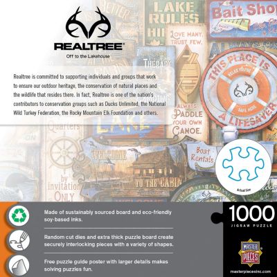 MasterPieces Realtree - Off to the Lakehouse 1000 Piece Jigsaw Puzzle