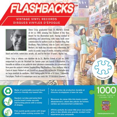 MasterPieces Flashbacks Vintage Vinyl Records 1000 Piece Jigsaw Puzzle