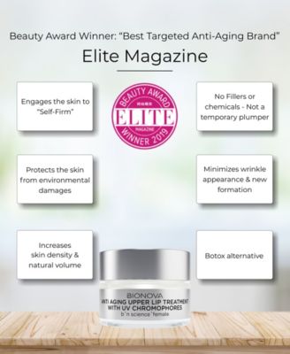 Upper Lip Treatment With UV Chromophores