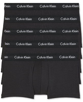 Calvin Klein Men's Cotton Stretch Trunks 5-Pack & Reviews - Underwear &  Socks - Men - Macy's