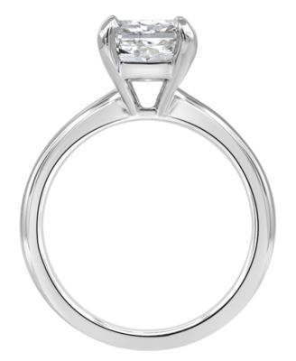 Certified Lab Grown Diamond Radiant-Cut Solitaire Engagement Ring (3 ct. t.w.) in 14k Gold