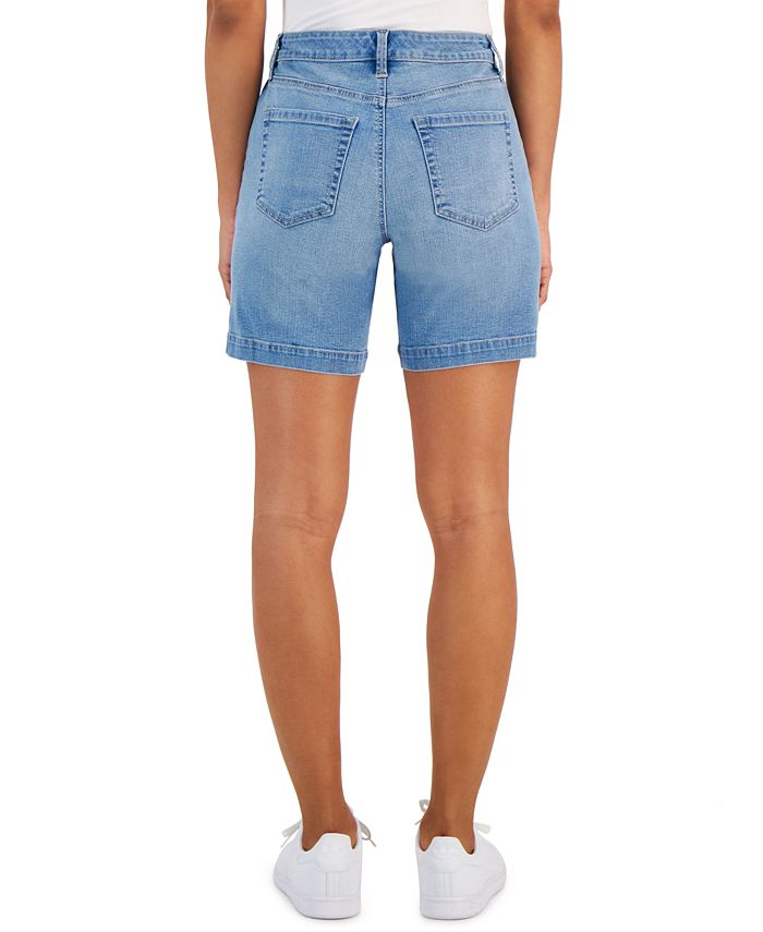 Charter Club Women's Mid-Rise Jean Shorts, Created for Macy's - Macy's