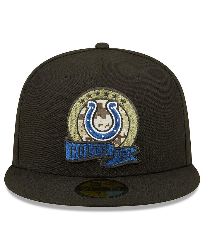 New Era Men's Black Indianapolis Colts 2022 Salute To Service 59FIFTY