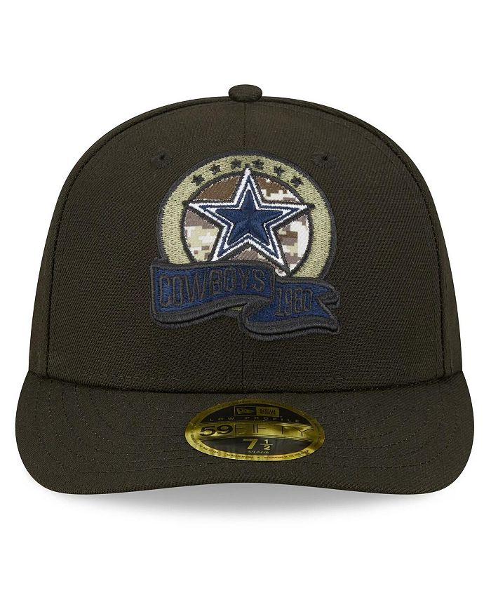 Dallas Cowboys New Era 2022 Salute To Service 59FIFTY Fitted Hat - Black