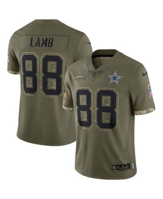 Nike Men's Dallas Cowboys CeeDee Lamb #88 Logo White T-Shirt