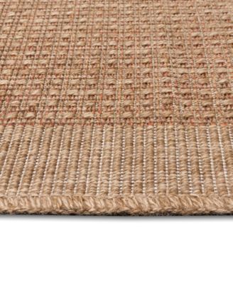 Sahara Texture Border 3'3" x 4'11" Outdoor Area Rug