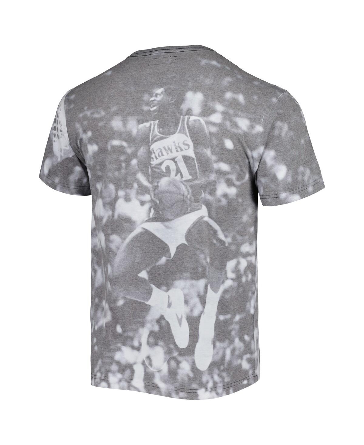 Mitchell & Ness Men's  Spud Webb Gray Atlanta Hawks Above The Rim Sublimated T-shirt In Gray