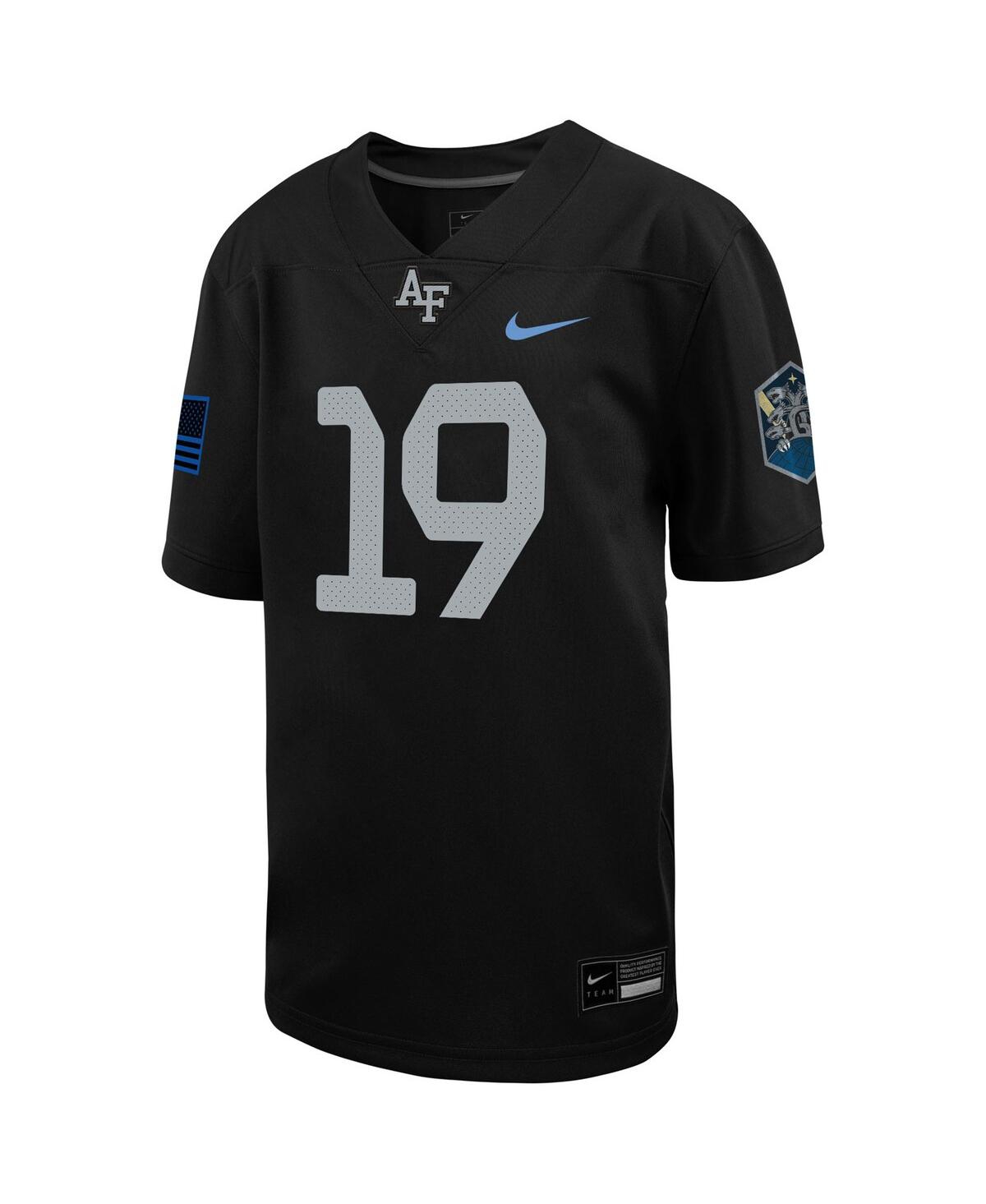 Big Boys Nike #19Air Force Falcons Space Force Rivalry Alternate Game Football Jersey - Black