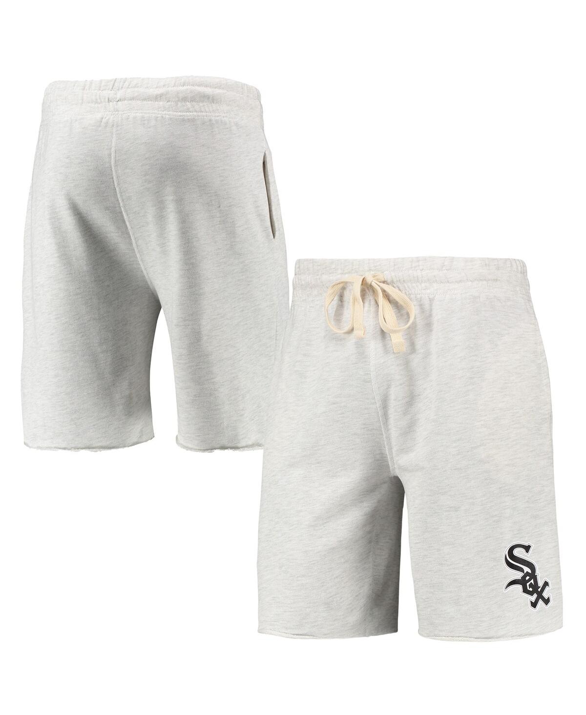 Concepts Sport Men's  Oatmeal St. Louis Cardinals Mainstream Logo Terry Tri-blend Shorts In Oatmeal