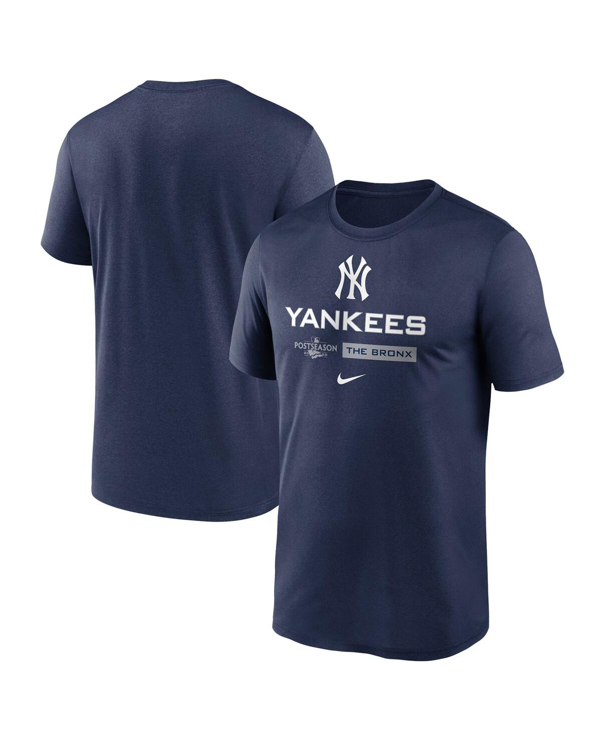 Men's Nike Navy New York Yankees 2022 Postseason Authentic Collection Dugout T-shirt
