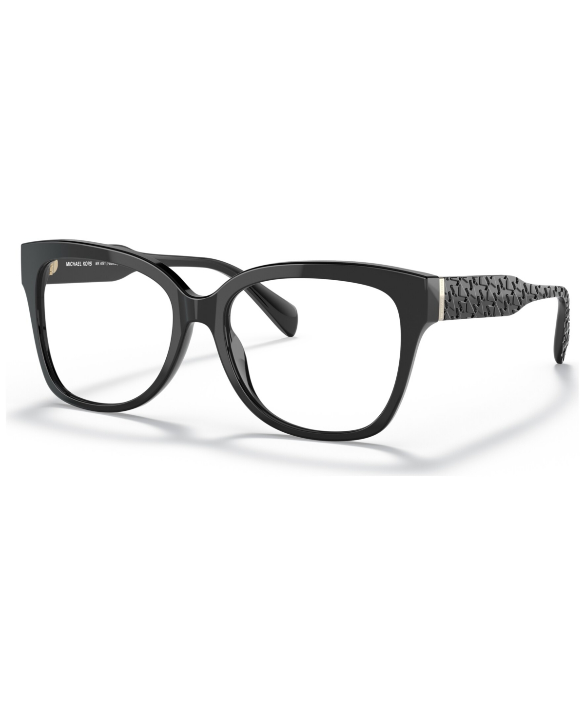 Women's Square Eyeglasses, MK409154-o - Black