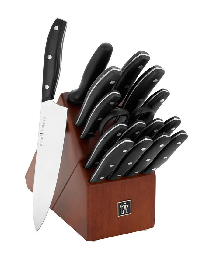 J.A. Henckels Definition 17 Piece Knife Block Set Macy's