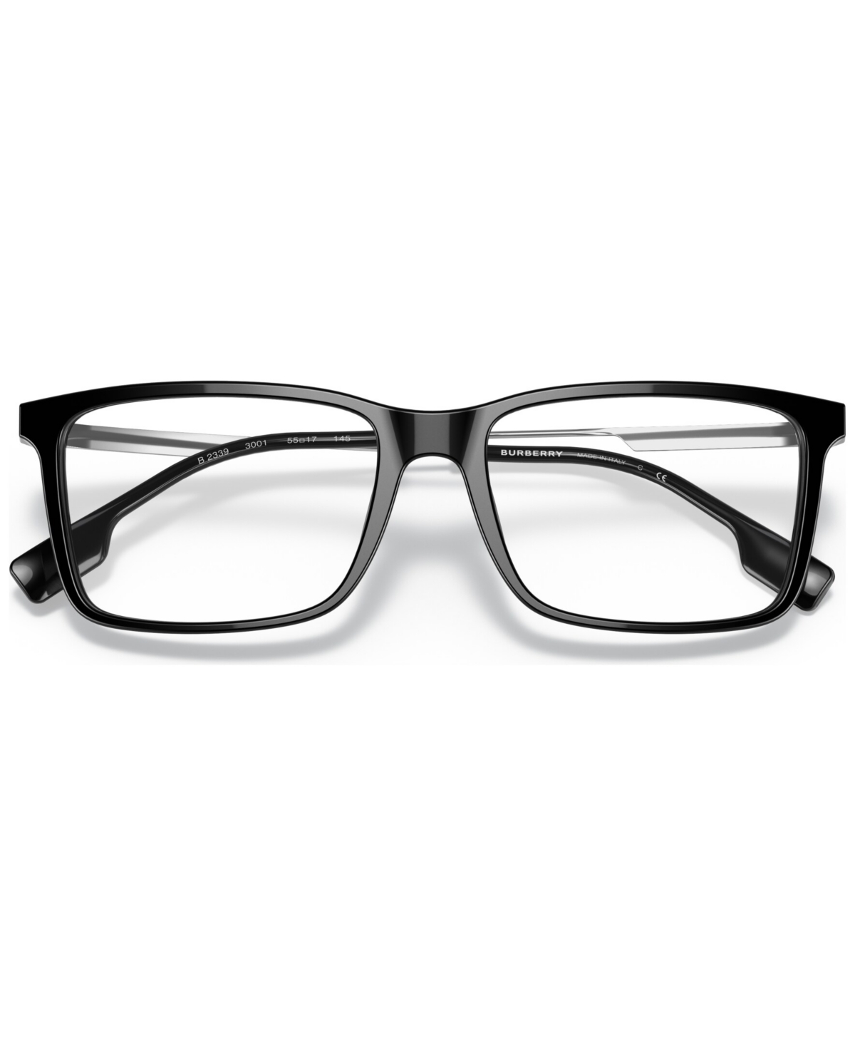 Burberry Men's Rectangle Eyeglasses, Be233957-o In Black