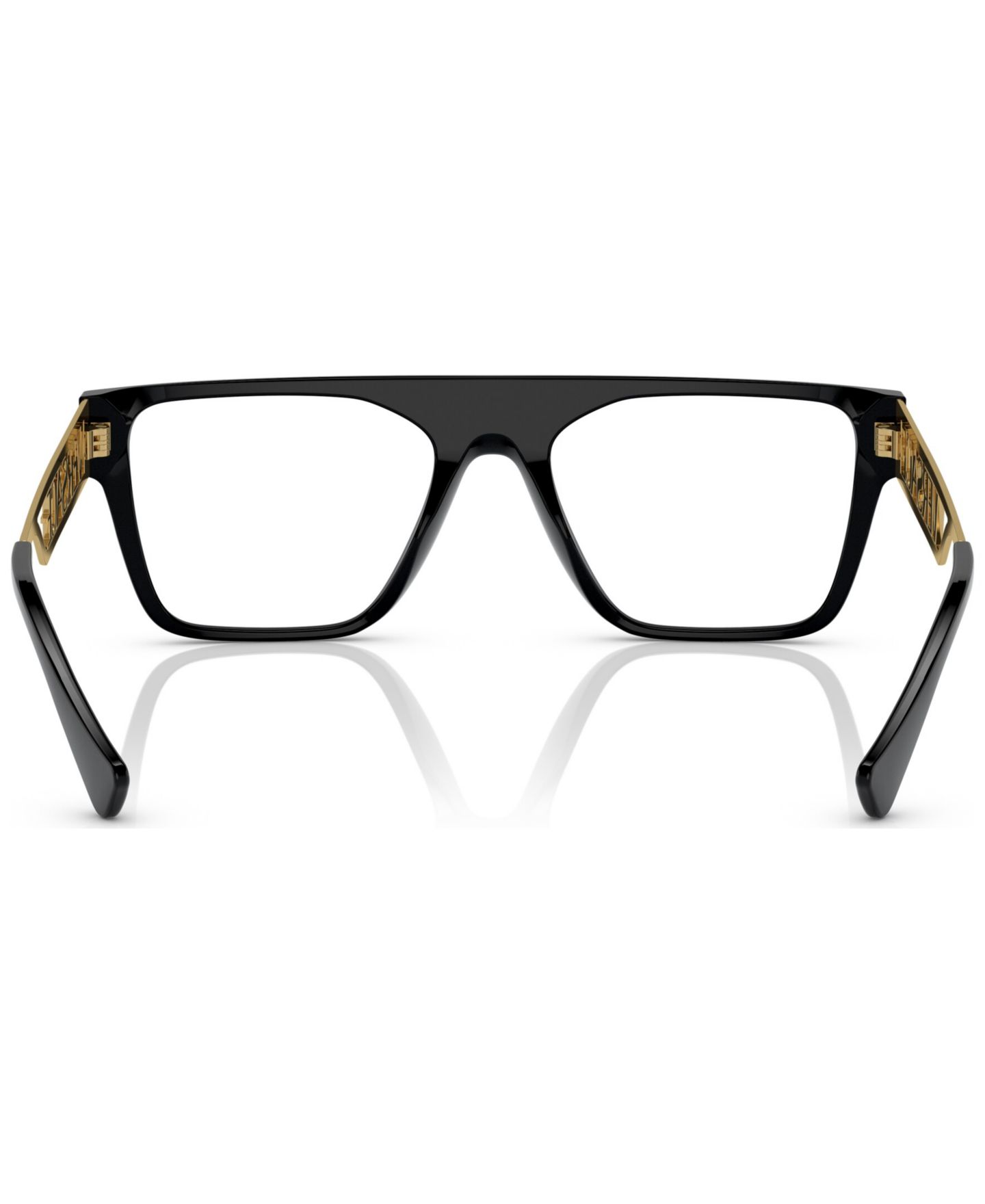 Мужские очки Versace Man Rectangle Plastic VE3326U Eyeglasses, цвет: Чёрный — фото 3