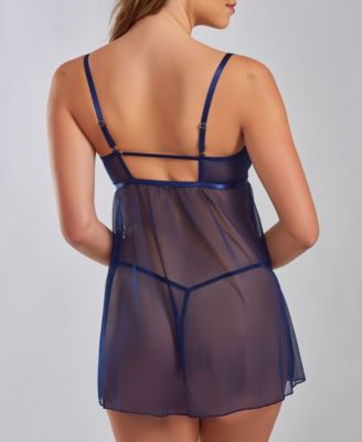 Women's Bra And Panty Sets Sexy See-Through Lace Mesh Sheer Bra Lingerie Set Two Piece