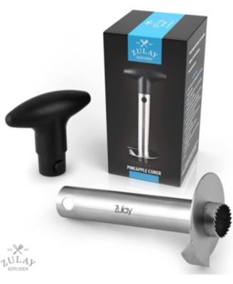 Heavy Duty 2pc Pineapple Corer & Slicer Set – Includes Eye Removal Tool with Reinforced Blade