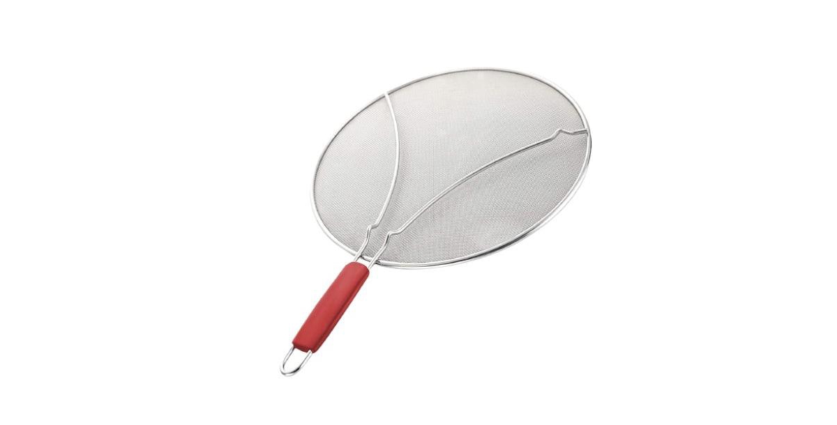 Zulay Kitchen Splatter Screen for Frying Pan (13”) - Grease Splatter Guard for Frying Pan