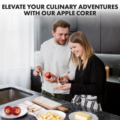 Stainless Steel Apple Corer – Easy to Use, Durable, Also Works as Cupcake Corer