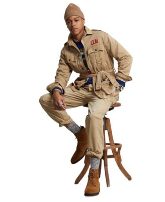 Men’s popular Polo Military Twill Jacket