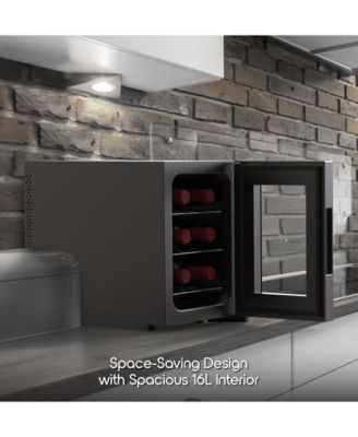IonChill 6-Bottle Wine Cooler 13-Liter Mini Fridge