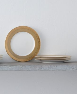 Summit Gold Set of 4 Bread & Butter/Appetizer Plates, 6.50"