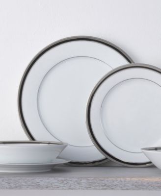 Austin Platinum Set of 4 Dinner Plates, 10.50"