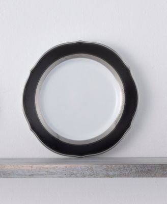 Austin Platinum Set of 4 Scalloped Accent Plates, 9"