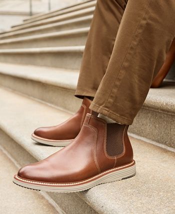 Johnston and murphy chelsea boots top
