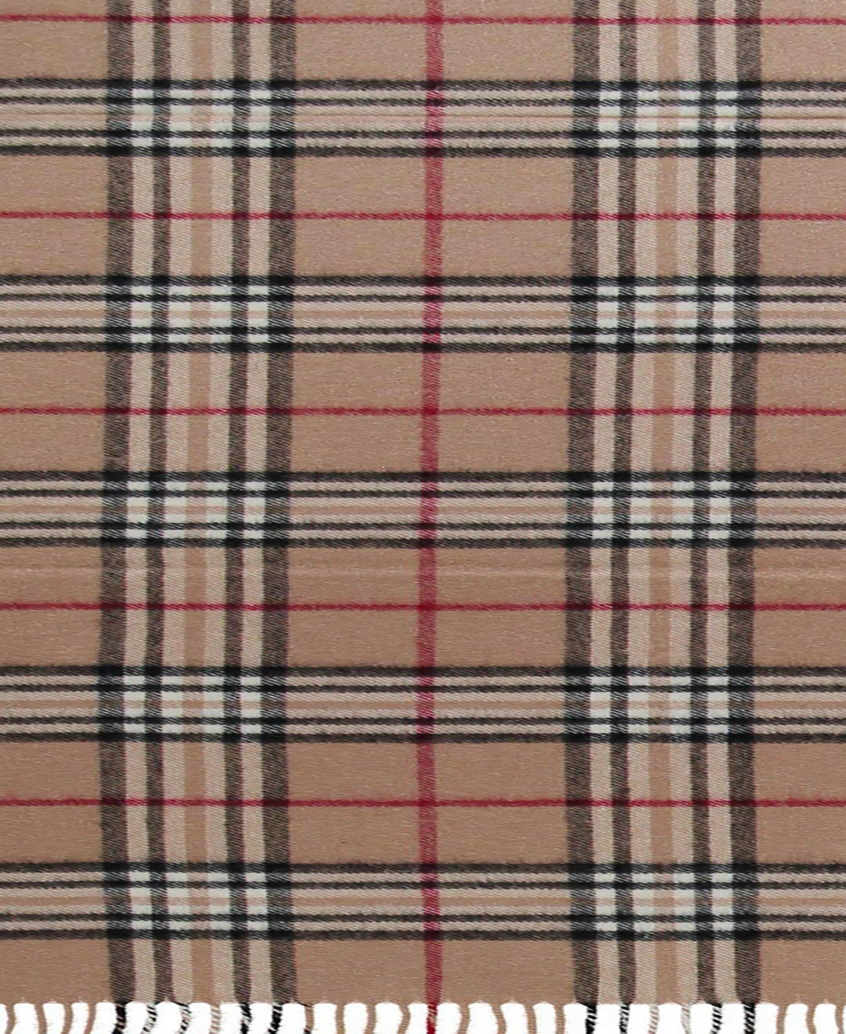 V. Fraas Men's Classic Plaid Cashmere Scarf