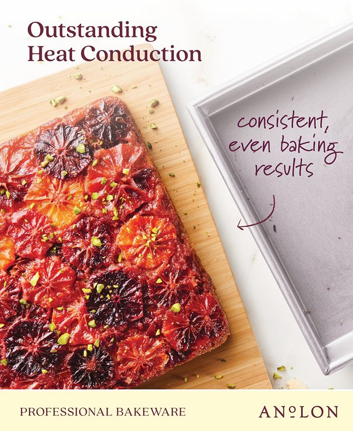 Anolon ProBake Bakeware Aluminized Steel Square Cake Pan, 9" Macy's