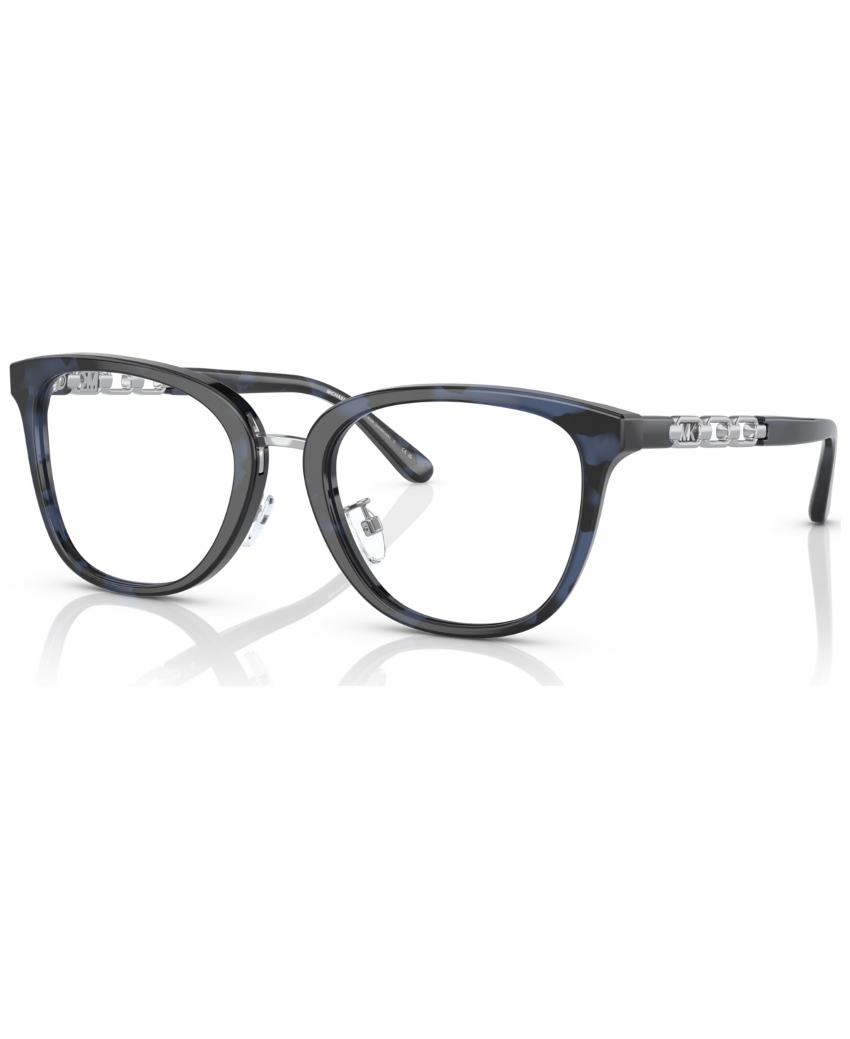 Michael Kors Women's Square Eyeglasses, Mk409952-o In Blue Tortoise