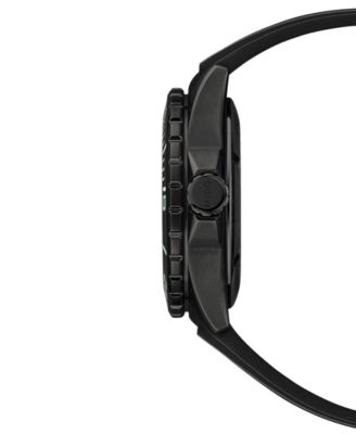 Men's Swiss Automatic Ocean Star 600 Chronometer Black PVD Stainless Steel Bracelet Watch 44mm