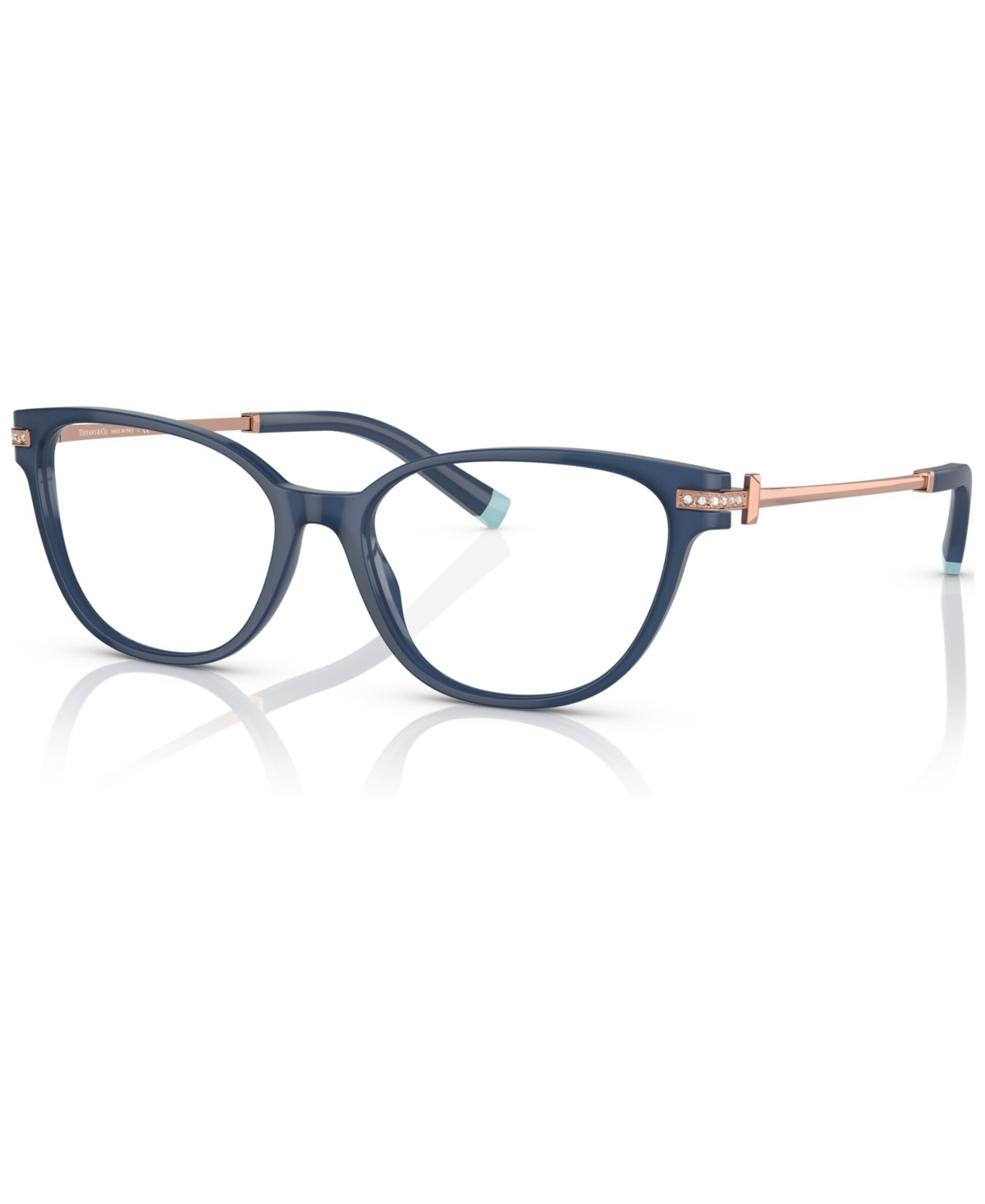 Women's Cat Eye Eyeglasses, TF2223B52-o - Opal Blue