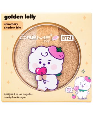 The Crème Shop - x BT21 BABY RJ Golden Lolly Shimmery Shadow Trio