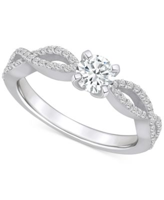 Macy's - Diamond Engagement Ring (5/8 ct. t.w.) in 14k Gold