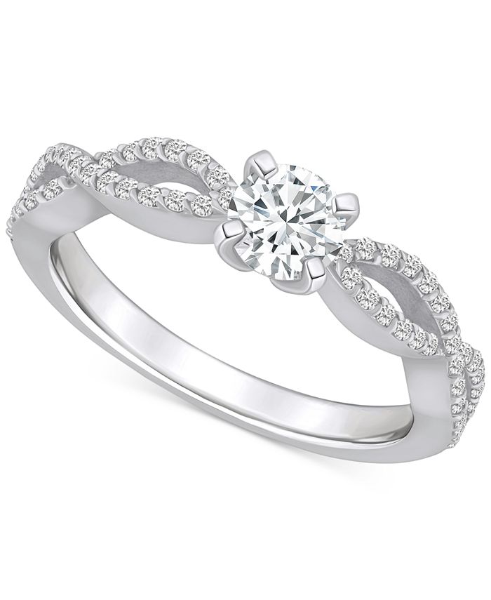 Macy's 5 top carat diamond ring