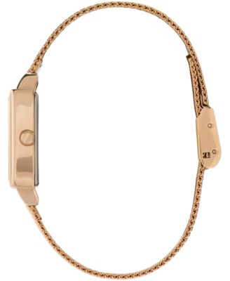 Women's Quartz Rose Gold-Tone Stainless Steel Bracelet Watch 25.5mm x 20.5mm