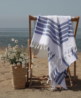 Herringbone Pestemal 100% Turkish Cotton 2-Pack Beach Towels