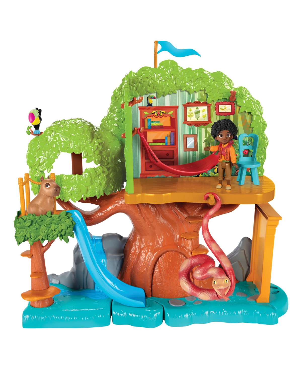 Disney Kids' Antonio's Tree House Feature Small Doll Play Set In Multicolor