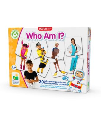 The Learning Journey Match It - Who Am I Set Of 20 Self-Correcting ...