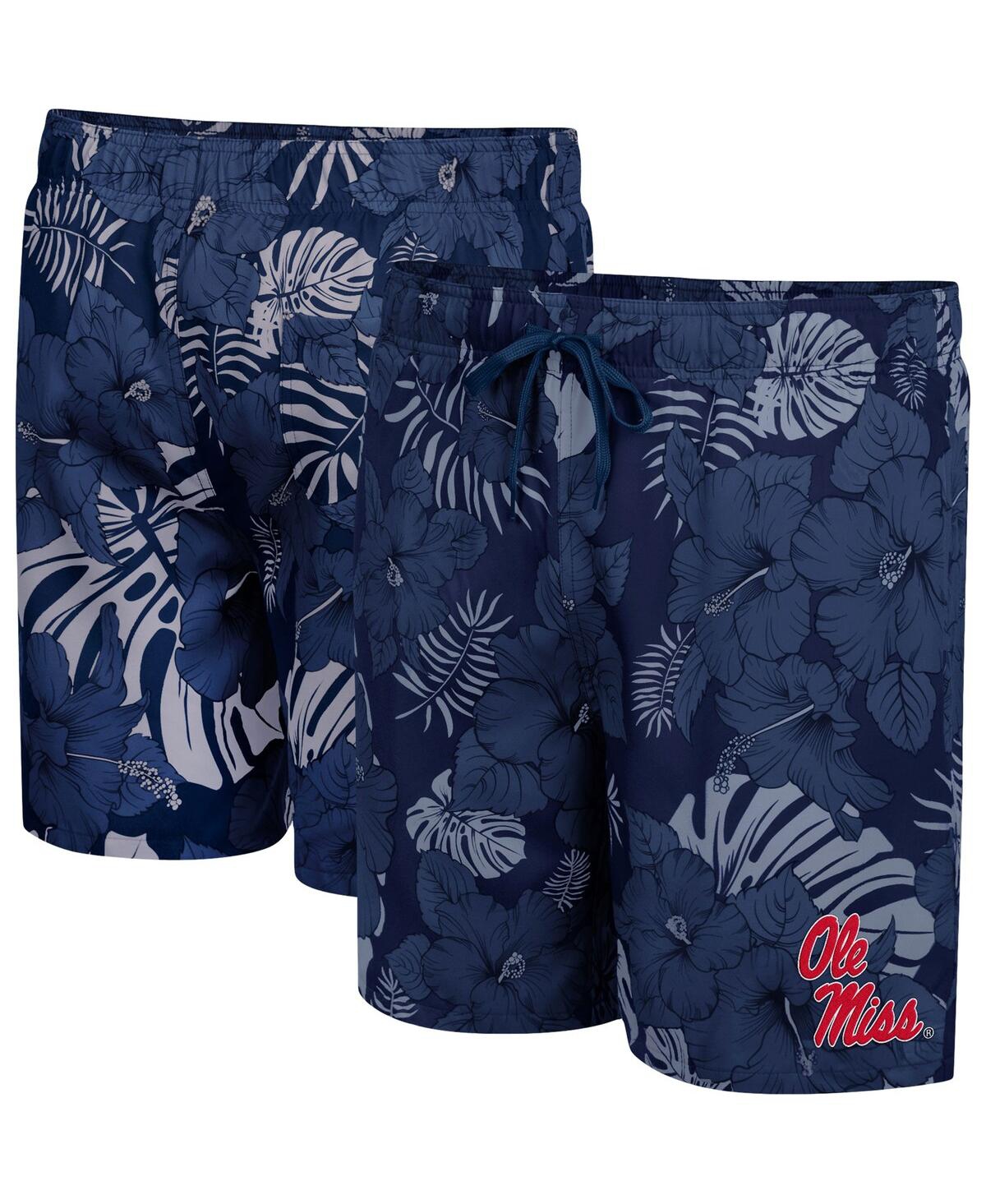 Shop Colosseum Men's  Navy Ole Miss Rebels The Dude Swim Shorts