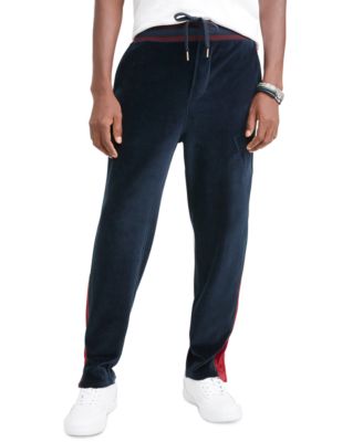 Tommy Hilfiger Men's Monogrammed Velour Track Pants & Reviews - Casual  Button-Down Shirts - Men - Macy's